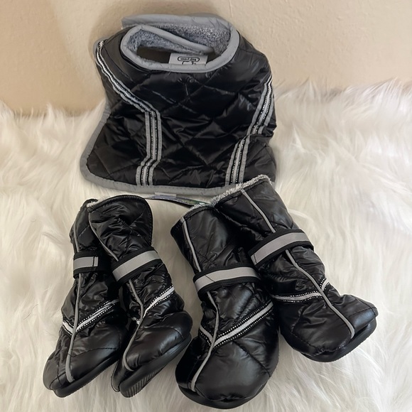 Top Paw Dog Top Paw Dog Reflective Coat And Footwear Combo Poshmark